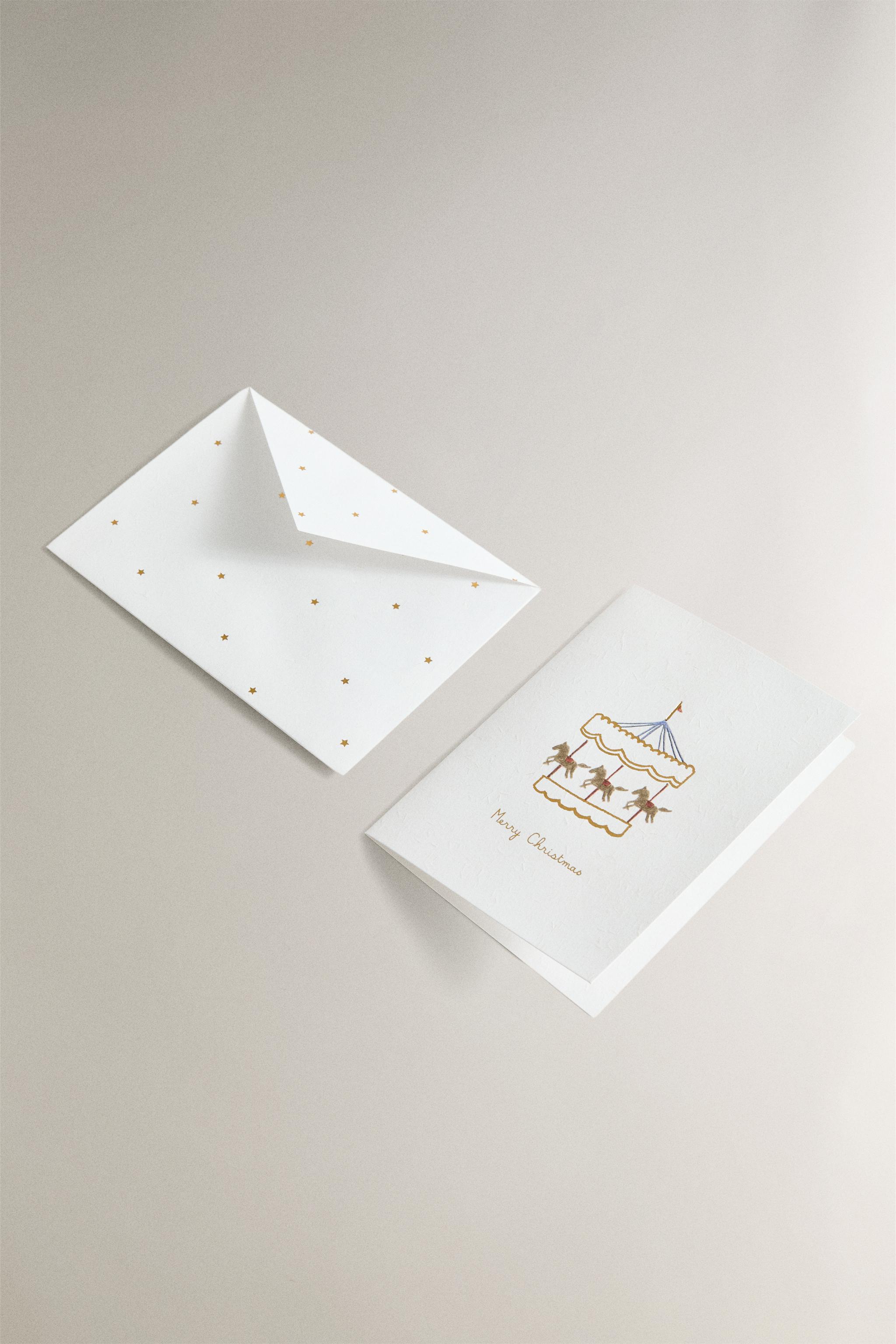 SET OF CHRISTMAS FIGURE POSTCARDS (SET OF 6)